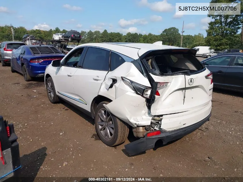 5J8TC2H5XML007706 2021 Acura Rdx Technology