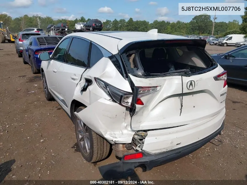 5J8TC2H5XML007706 2021 Acura Rdx Technology