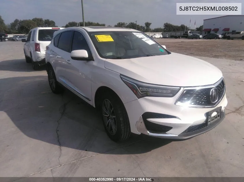 5J8TC2H5XML008502 2021 Acura Rdx Technology