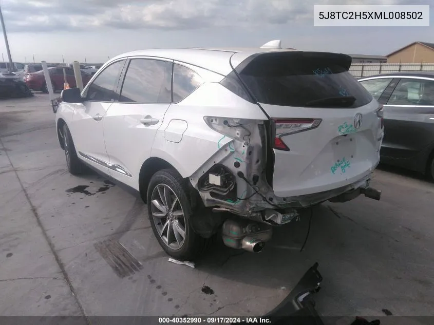 5J8TC2H5XML008502 2021 Acura Rdx Technology