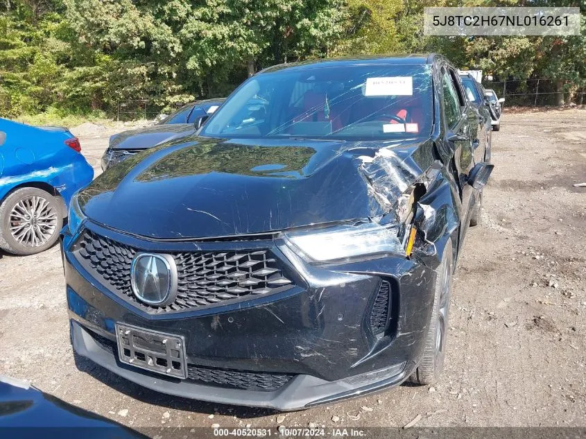 5J8TC2H67NL016261 2022 Acura Rdx A-Spec Package