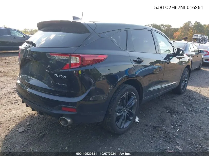 5J8TC2H67NL016261 2022 Acura Rdx A-Spec Package