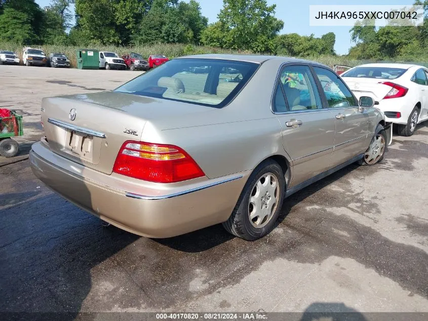 JH4KA965XXC007042 1999 Acura Rl 3.5