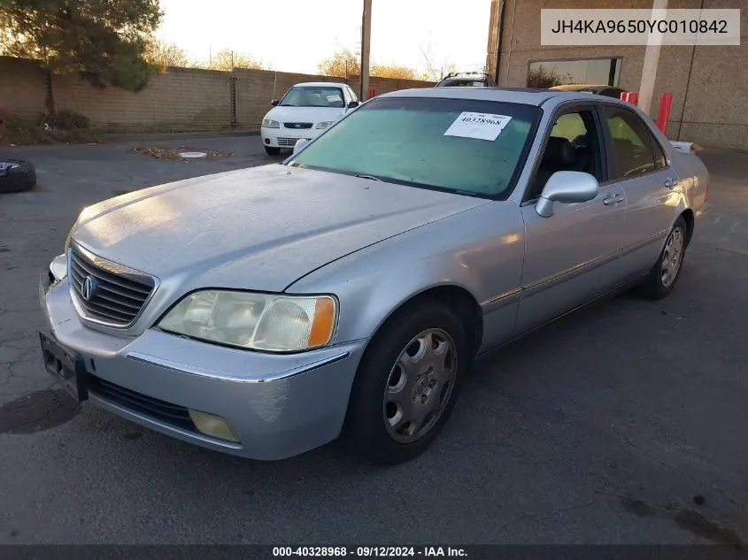 JH4KA9650YC010842 2000 Acura Rl