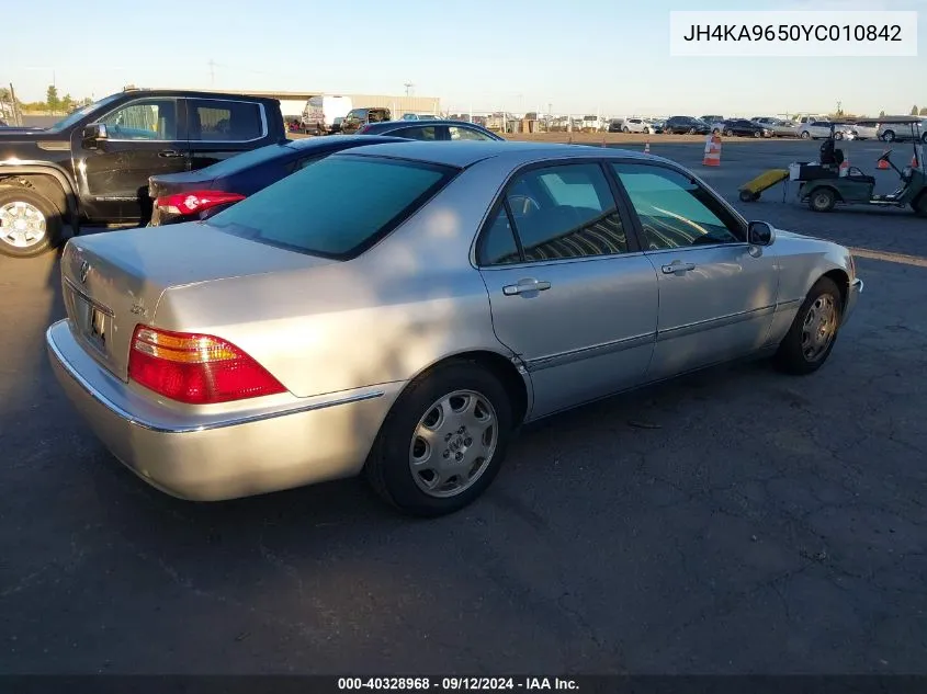 JH4KA9650YC010842 2000 Acura Rl