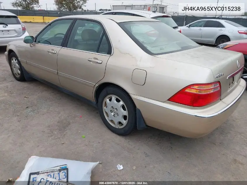 JH4KA965XYC015238 2000 Acura Rl 3.5