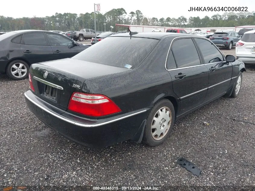 JH4KA96634C006822 2004 Acura Rl 3.5