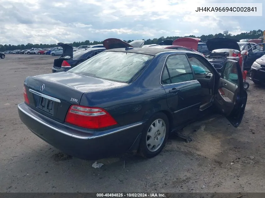 JH4KA96694C002841 2004 Acura Rl 3.5