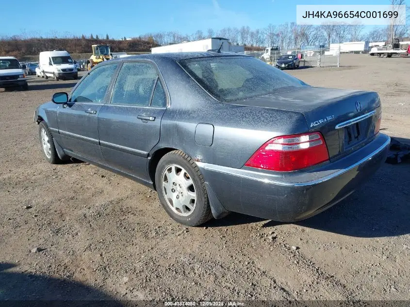 JH4KA96654C001699 2004 Acura Rl 3.5
