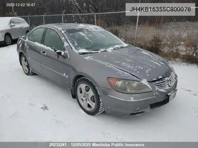 JH4KB16355C800078 2005 Acura Rl