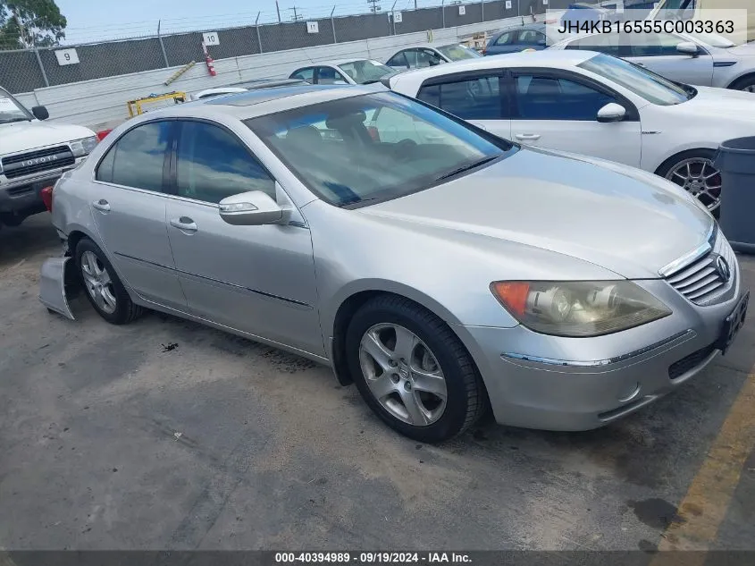 JH4KB16555C003363 2005 Acura Rl 3.5