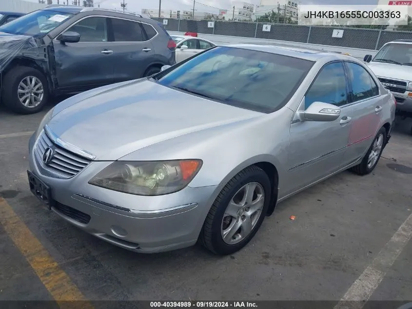 JH4KB16555C003363 2005 Acura Rl 3.5