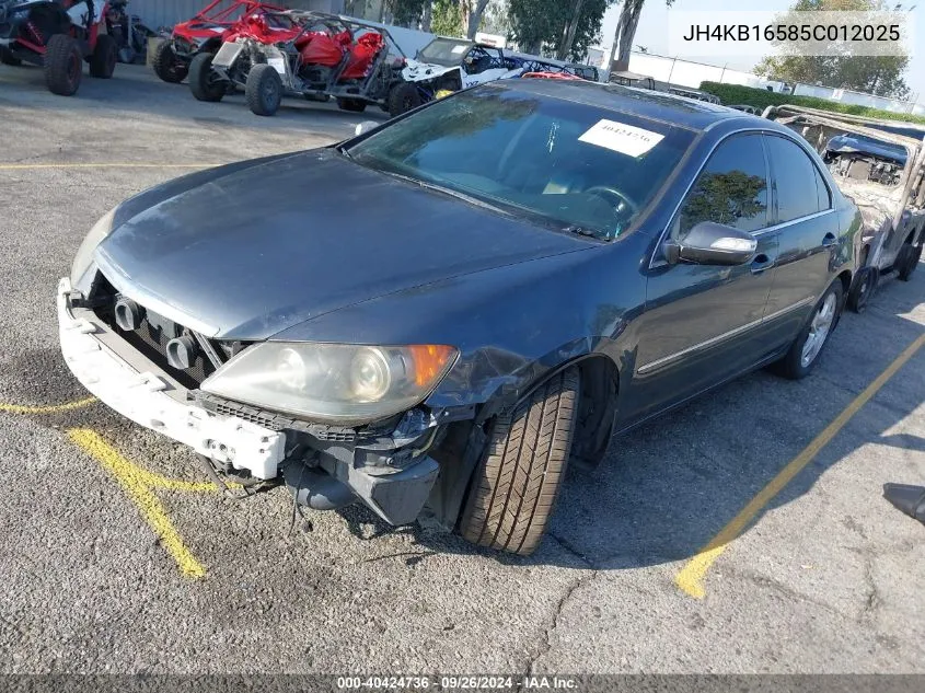 JH4KB16585C012025 2005 Acura Rl 3.5