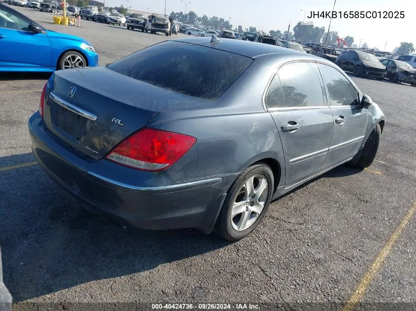 JH4KB16585C012025 2005 Acura Rl 3.5