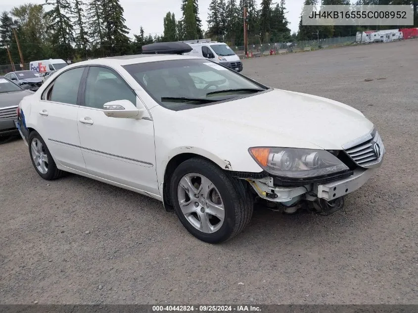 JH4KB16555C008952 2005 Acura Rl 3.5