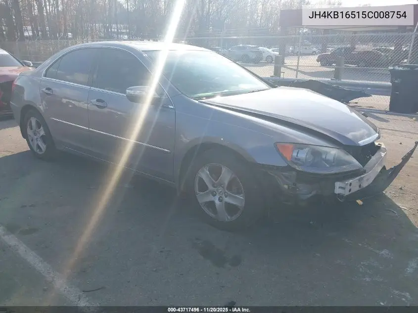 JH4KB16515C008754 2005 Acura Rl 3.5