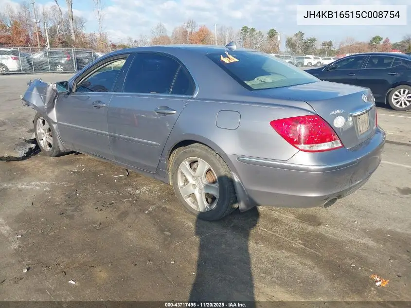 JH4KB16515C008754 2005 Acura Rl 3.5