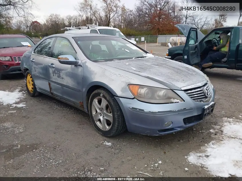JH4KB16545C008280 2005 Acura Rl 3.5