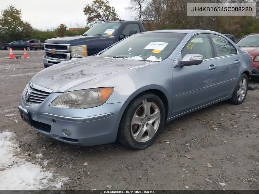 JH4KB16545C008280 2005 Acura Rl 3.5