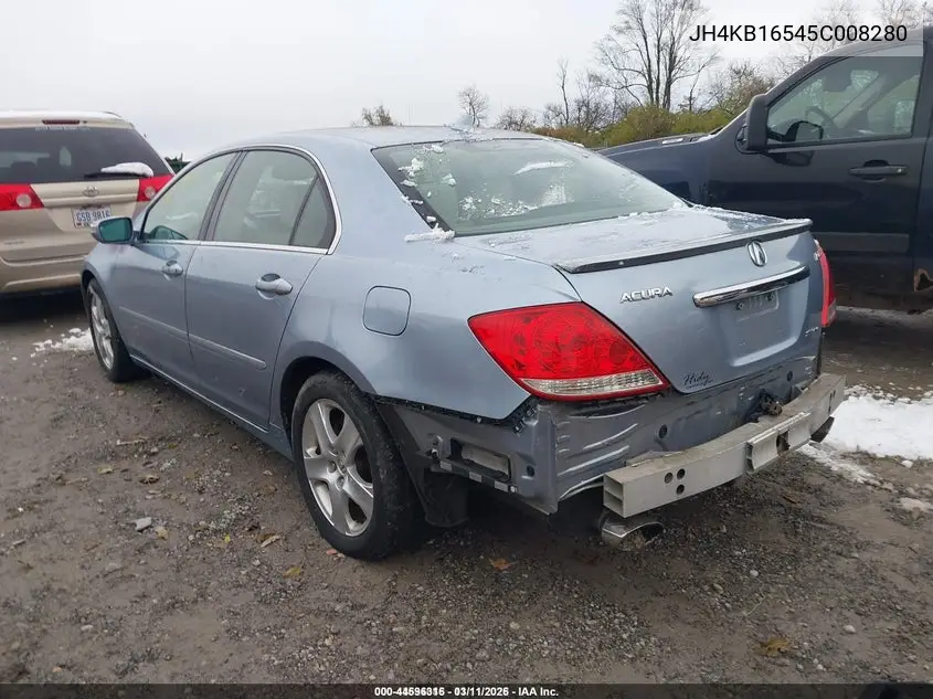 JH4KB16545C008280 2005 Acura Rl 3.5