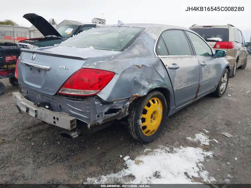 JH4KB16545C008280 2005 Acura Rl 3.5