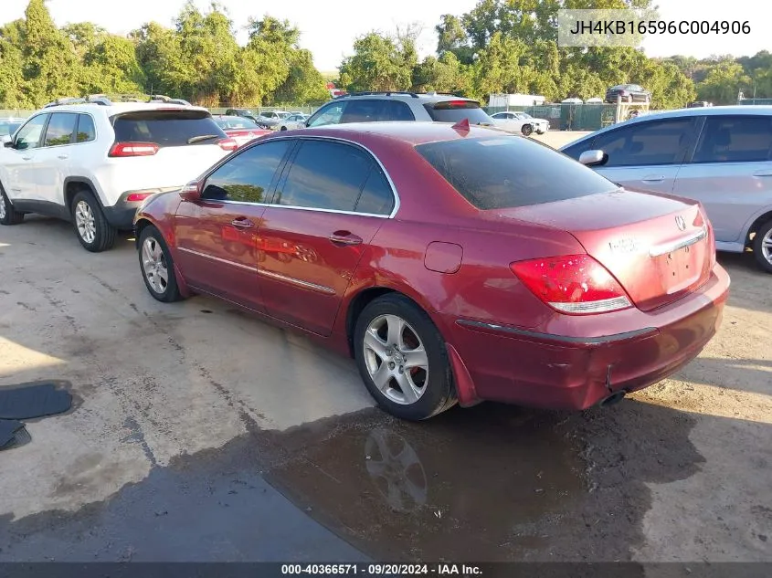 JH4KB16596C004906 2006 Acura Rl 3.5