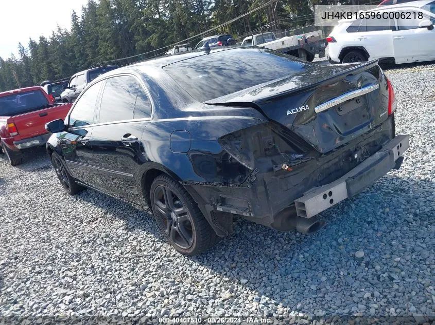 JH4KB16596C006218 2006 Acura Rl 3.5