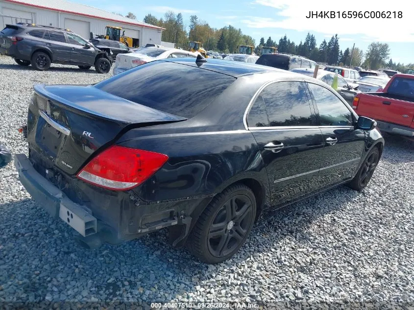 JH4KB16596C006218 2006 Acura Rl 3.5