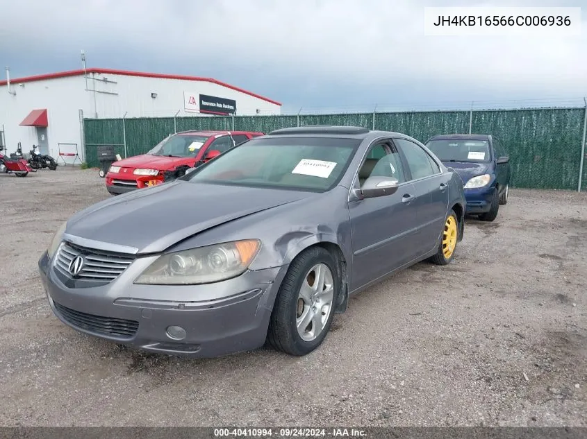 JH4KB16566C006936 2006 Acura Rl 3.5