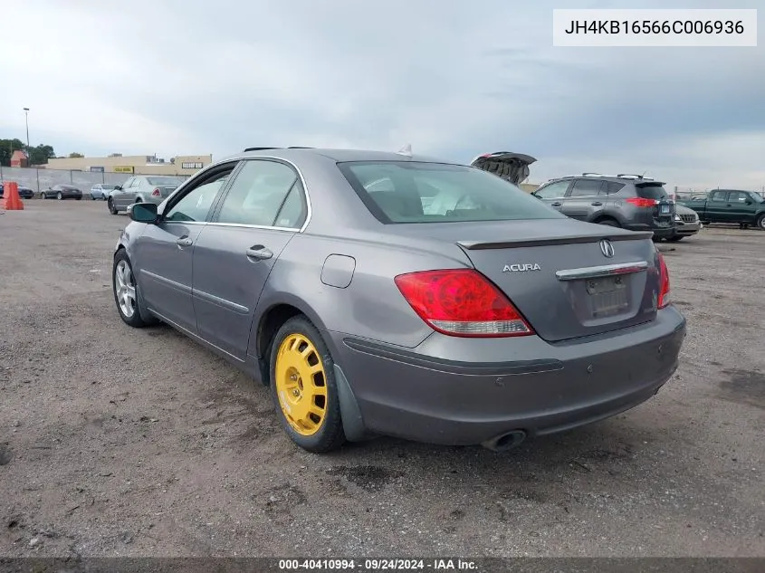 JH4KB16566C006936 2006 Acura Rl 3.5