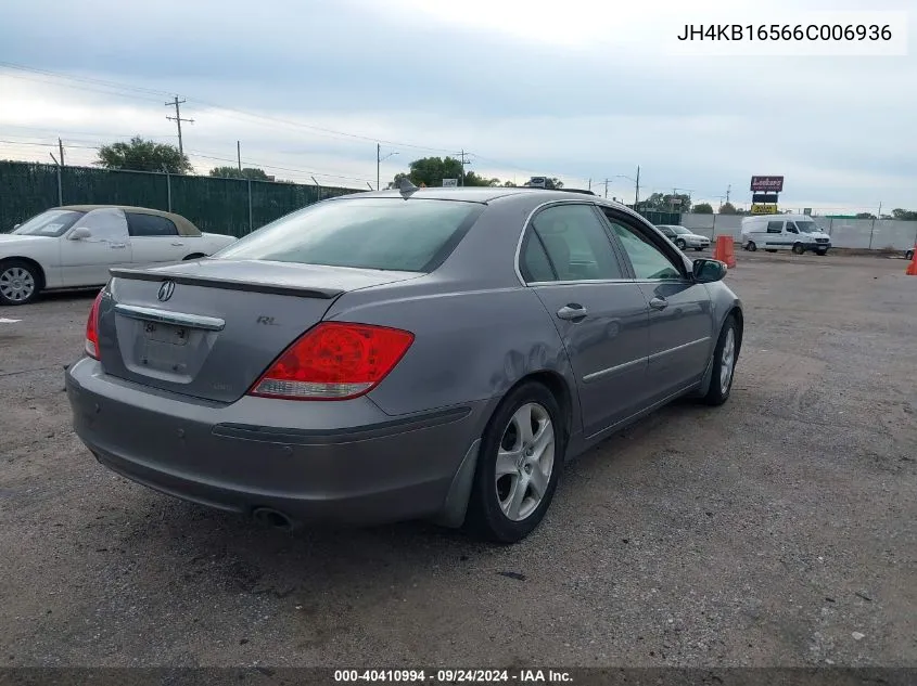 JH4KB16566C006936 2006 Acura Rl 3.5