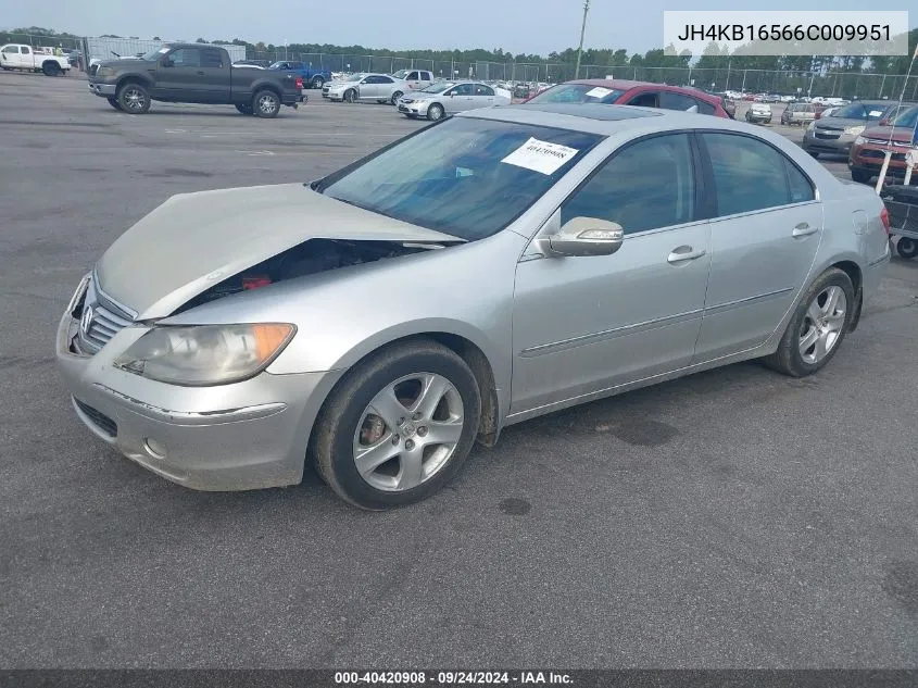 JH4KB16566C009951 2006 Acura Rl