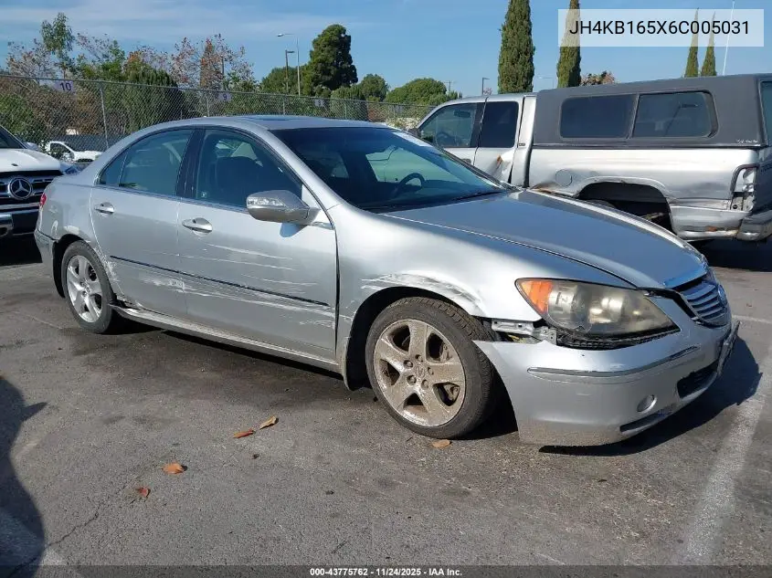 JH4KB165X6C005031 2006 Acura Rl 3.5