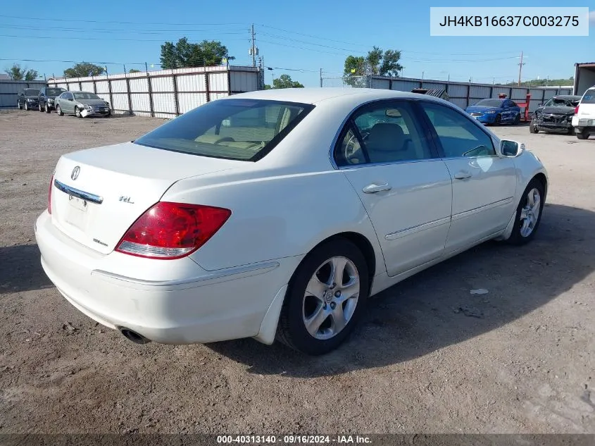 JH4KB16637C003275 2007 Acura Rl 3.5