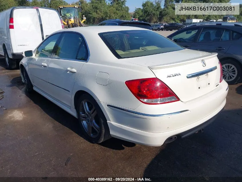 JH4KB16617C003081 2007 Acura Rl 3.5