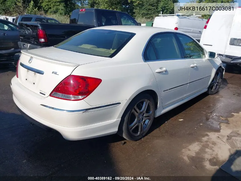 JH4KB16617C003081 2007 Acura Rl 3.5