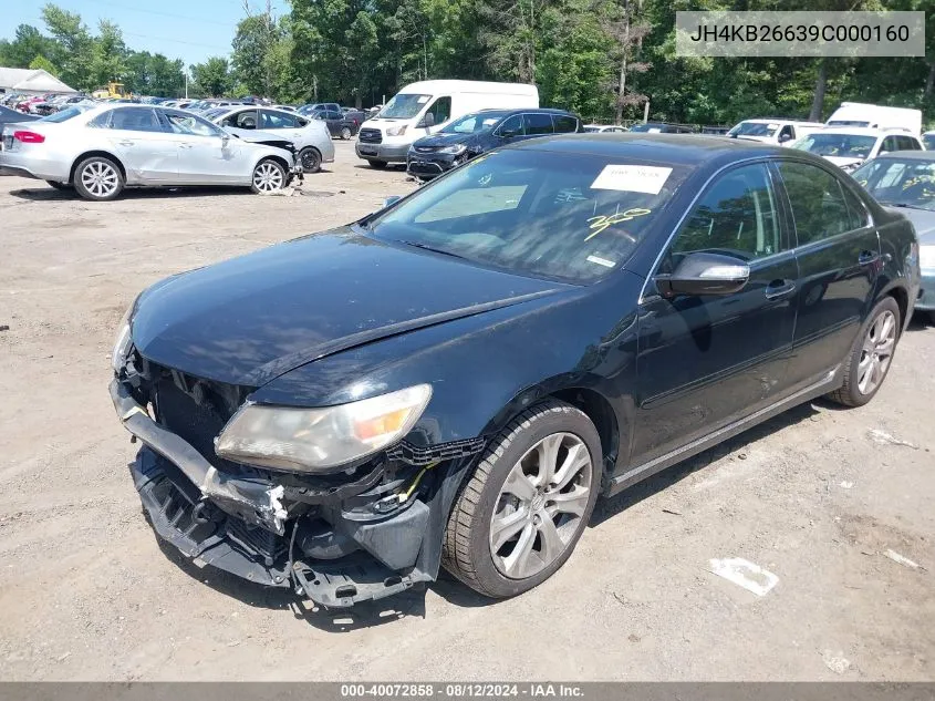 JH4KB26639C000160 2009 Acura Rl 3.7