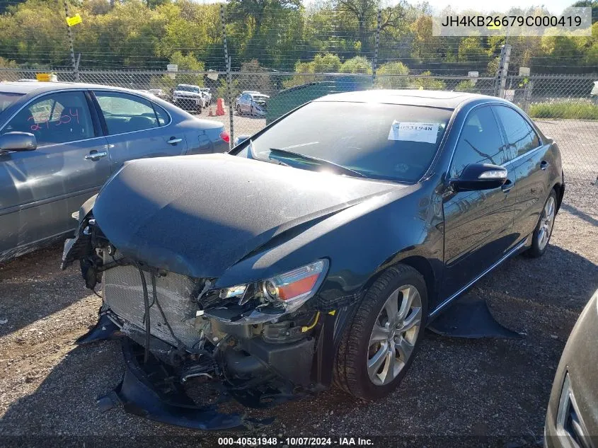 JH4KB26679C000419 2009 Acura Rl