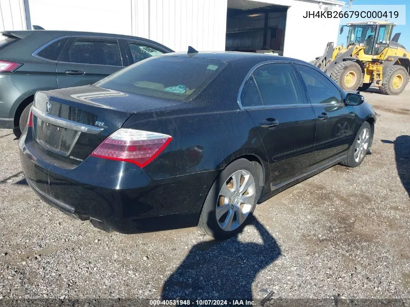 JH4KB26679C000419 2009 Acura Rl