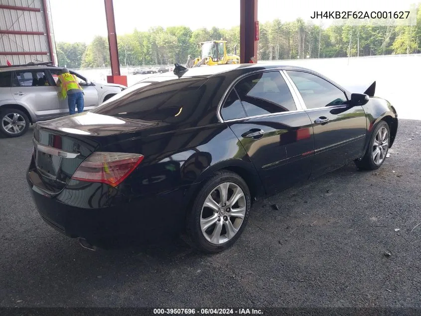 JH4KB2F62AC001627 2010 Acura Rl 3.7