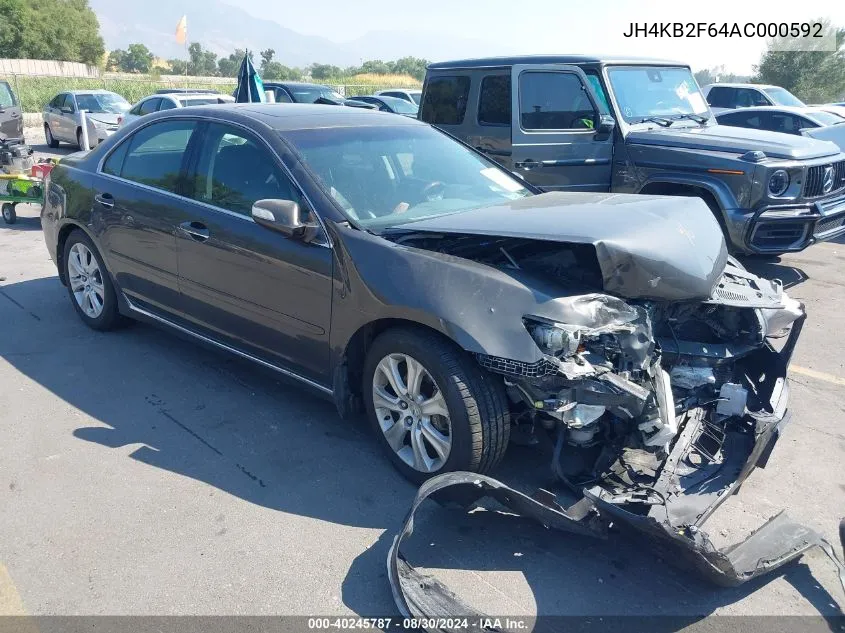 JH4KB2F64AC000592 2010 Acura Rl 3.7