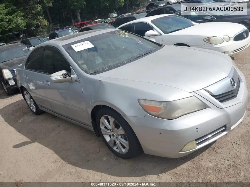 JH4KB2F6XAC000533 2010 Acura Rl 3.7