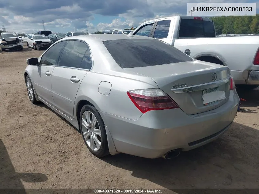 JH4KB2F6XAC000533 2010 Acura Rl 3.7