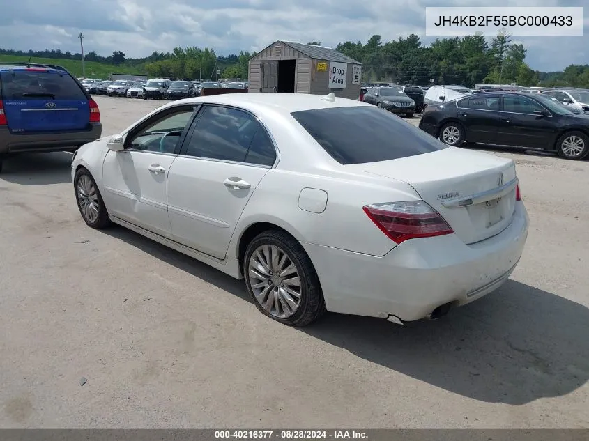 JH4KB2F55BC000433 2011 Acura Rl 3.7