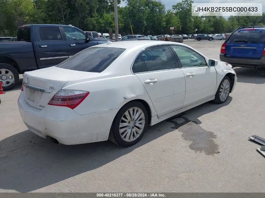 JH4KB2F55BC000433 2011 Acura Rl 3.7