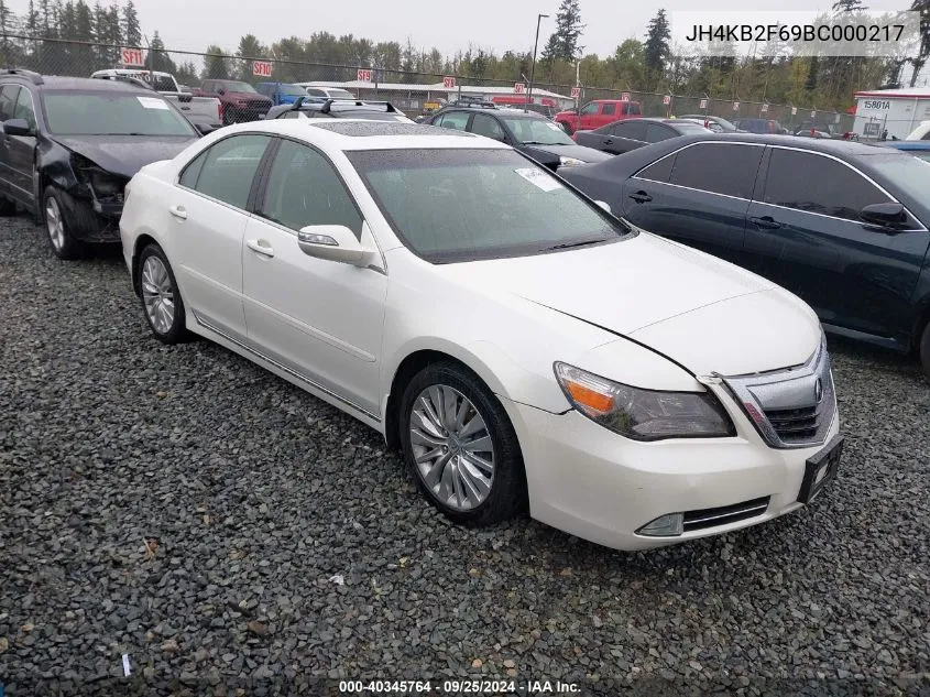 JH4KB2F69BC000217 2011 Acura Rl 3.7