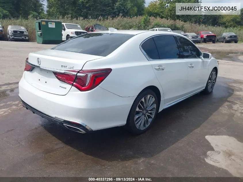 JH4KC1F5XJC000045 2018 Acura Rlx