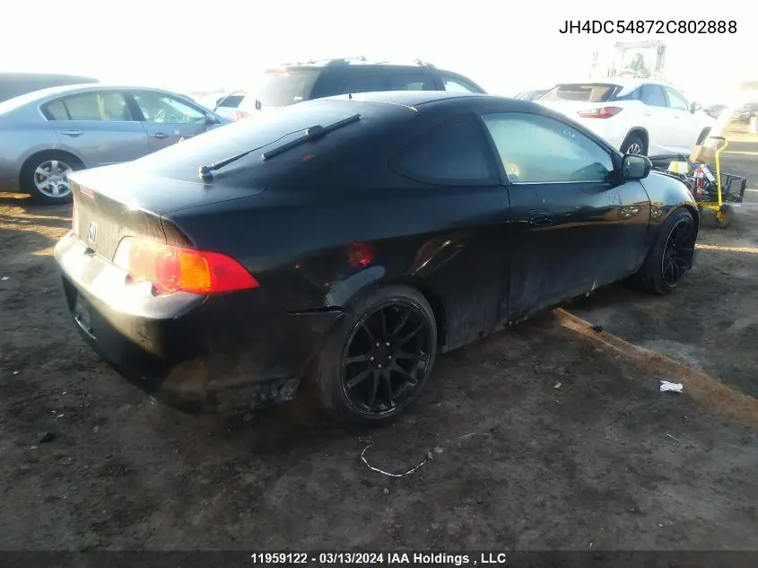 JH4DC54872C802888 2002 Acura Rsx