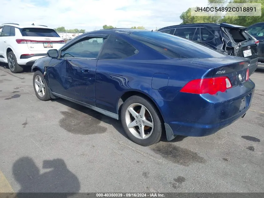 JH4DC54892C018891 2002 Acura Rsx