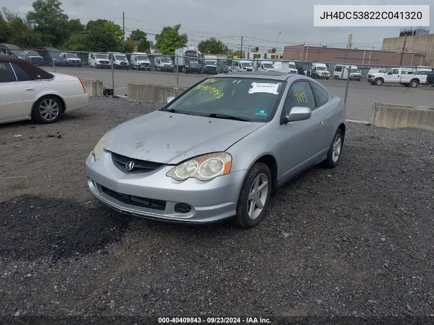 JH4DC53822C041320 2002 Acura Rsx